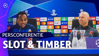 TERUGKIJKEN  Arne Slot amp Quinten Timber over start Champions League [upl. by Viviene]