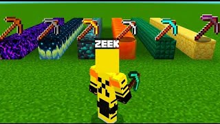 Which Pickaxe Is Best And Faster Hindi minecraft [upl. by Trauner]