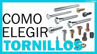 TORNILLOS 👉 Tipos de Tornillos 🔩 Caracteristicas Materiales y Usos de los Tornillos [upl. by Lecram212]