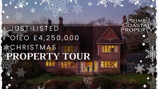 Christmas Luxury Property Tour Lymington  Prime Coastal Property [upl. by Fe]