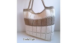 BOLSO A CROCHET 👜🧶 [upl. by Nahgaem]