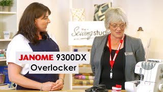 Janome 9300DX Overlocker Overview [upl. by Oidivo]