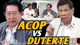 Nag kaharap na si dating Pangulong Duterte at Rep Acop mag tanong ka ng pulis Pulis ka naman [upl. by Nahtnanhoj]