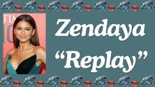 🎤Karaoke EditionSinging quotReplayquot by Zendaya with Onscreen Lyrics [upl. by Farrison]