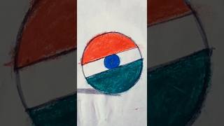 Tiranga Logoshortsyoutubeshortsoilpastelartwingdilipkumarartviralvideodplatnumz [upl. by Elana]