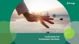 Surfactants for Sustainable Solutions [upl. by Nahtnanhoj]