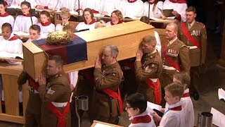 King Richard III burial highlights [upl. by Nneb927]