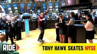 Tony Hawk Skates NYSE Floor [upl. by Ahcsrop]