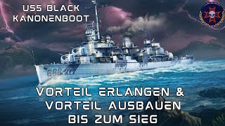 Strategisches Gameplay mit USS Black  Warships Legends [upl. by Ludovika276]