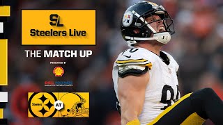 Steelers at Browns Preview  Steelers Live The Match Up  Pittsburgh Steelers [upl. by Sherburne696]