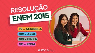 Enem 2015  Autoria Linguagem  Questão 99  Linguagens prova amarela [upl. by Arianie]