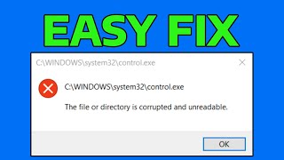 How To Fix The File or Directory Is Corrupted or Unreadable Hard Drive Wont Open [upl. by Heuser]