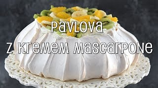 Pavlova z kremem mascarpone  Domowe Wypieki [upl. by Orran]