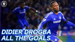 EVERY Didier Drogba Chelsea Goal  Best Goals Compilation  Chelsea FC [upl. by Vinna288]