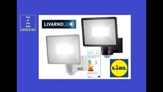 Livarno LUX LED Outdoor Light 30W LSLB 30 A1 UNBOXING Lidl 30W 2400lm 180° 5000K [upl. by Kiki]