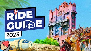 Disneys HOLLYWOOD STUDIOS Ride Guide  Walt Disney World [upl. by Marcy]