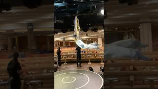 Aerial Lyra Hoop Trick aerial aerialist lyra hoop trick shiplife [upl. by Astraea]