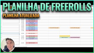 📊 Planilha de Freerolls de Poker [upl. by Oiredised]