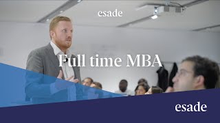 Esades Full Time MBA in Barcelona [upl. by Anastassia]