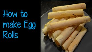 How to make Chinese Flaky egg roll biscuits 手工蛋卷  Simon Lams Yum Yum Food [upl. by Etteniotnna]