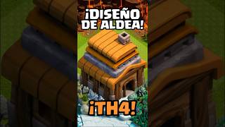 🏆 ¡EL MEJOR DISEÑO DE ALDEA PARA COPAS DE TH4  AYUNTAMIENTO 4 CLASH OF CLANS clashofclans coc [upl. by Atiekahs]