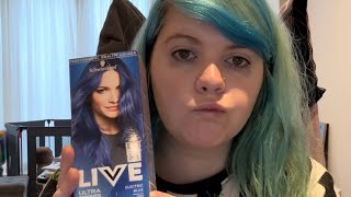 💙 Dyeing My Hair More Blue 💙 [upl. by Merat]