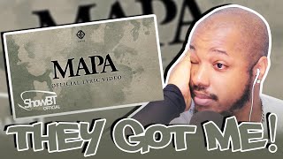 🇵🇭 SB19 MAPA  OFFICIAL LYRIC VIDEO REACTION [upl. by Drake419]