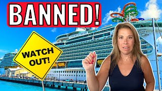 10 NEW Things that Are BANNED on Cruise Ships 2023 [upl. by Nozicka]