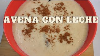 Cómo hacer avena con leche y canelaelsalvador [upl. by Annibo429]