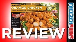 Crazy Cuizine Mandarin Orange Chicken Video Review Freezerburns Ep619 [upl. by Nottarts]