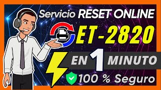 EPSON ET2820 ✅ Servicio ONLINE Reset Almohadillas 🔒 Seguro ⚡ Rápido y 🔄 Reutilizable [upl. by Doyle999]