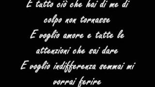 Tiziano Ferro  Ti scatterò una foto lyrics [upl. by Arnuad]