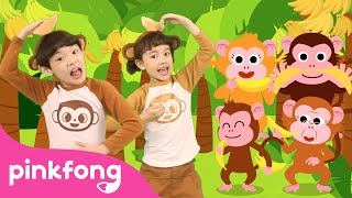 Monkey Banana Dance  Baby Monkey  Dance Along Song  Pinkfong Kids Songs [upl. by Demaria]