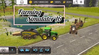 makeing chaff with bale tools  farming simulator 16 amp 18 [upl. by Randall]