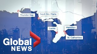 Study finds Ontario industrial cities hot spots for cancer rates [upl. by Hearsh]