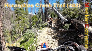 2023 Horseshoe Creek Trail 482  Singletrack  Sargents Colorado  Part 2 [upl. by Flann]