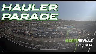 LIVE from Martinsville NASCAR Hauler Parade packs the paperclip [upl. by Nelyt]