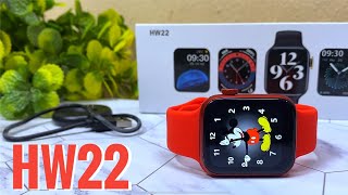 HW22 Smart Watch Setting  ⚡Complete SetUp 🔥🔥 [upl. by Mori]