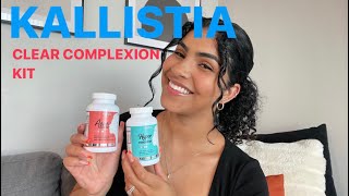 KALLISTIA CLEAR COMPLEXION KIT 1 month review BackFace Acne [upl. by Yramliw]