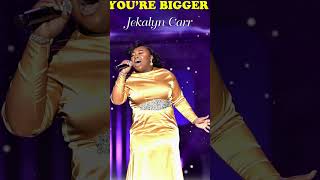 Youre Bigger Jekalyn Carr Gospel Shorts [upl. by Haidabo446]