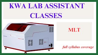 BIOCHEMISTRY Na K AUTOMATION etc LAB ASSISTANT KWA [upl. by Harwin]