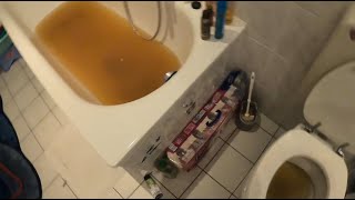 Kempinger 211Der SonntagsTatort in 2 EG WohnungenEs füllen sich Wanne Dusche und Toiletten mit ❓ [upl. by Alick]