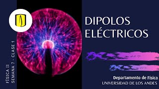 FISI2  Semana 7  Video 2  DIPOLOS ELÉCTRICOS [upl. by Ellenhoj]