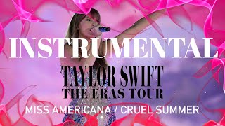 Intro  Miss Americana  Cruel Summer Eras Tour Instrumental w Backing Vocals [upl. by Maffa60]