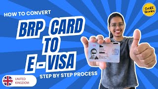 Apply for E Visa  BRP card malayalam  step by step guide  UK Immigration ID check App  Explained [upl. by Lilian]