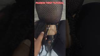 Passion twist hairstyleshow to make Passion twist wig for beginner hairstyles shortsfeed shorts [upl. by Ramberg]