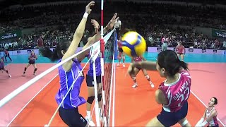 Wong BLOCKS Galanza for Choco Mucho vs Creamline 🙌  2024 PVL ALLFILIPINO CONFERENCE [upl. by Ahsinauq]