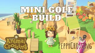 Mini Golf Build  Let’s Play  Honeybelle  PeppyCrossing  Animal Crossing [upl. by Seys]