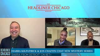 Diarra from Detroit on BET interview w Diarra Kilpatrick amp Jon Chaffin on mysterty series [upl. by Secundas]