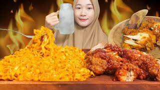 SAMYANG CARBONARA AYAM RICHEESE GEPREK SAOS SAMYANG [upl. by Lipson]